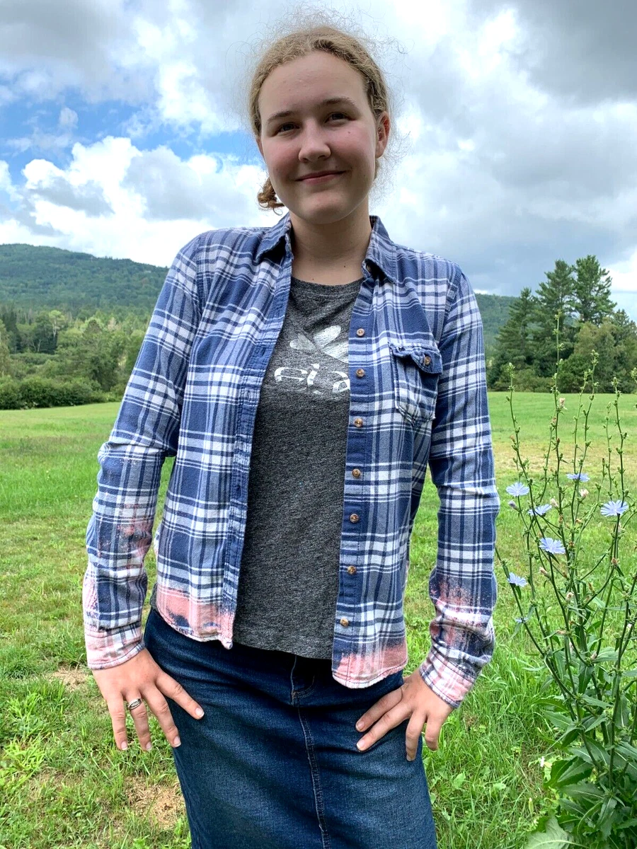 Flannel flower skirt cheap