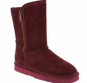 ebay burgundy boots