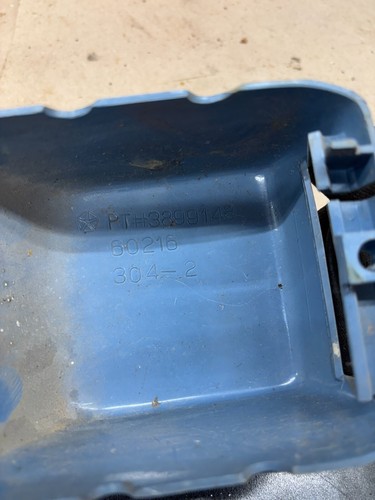 1981 1987 Dodge RAM W150 D150 W250 W350 LIGHT BLUE SEAT BELT RETRACTOR COVER OEM - Picture 10 of 11
