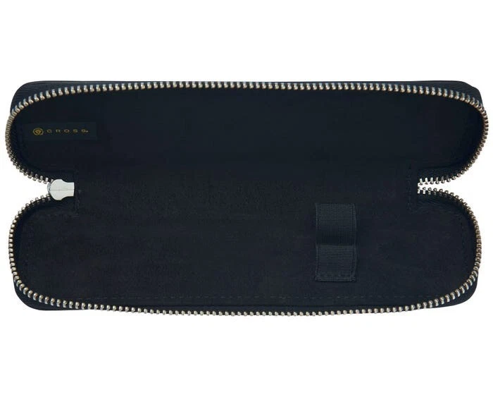 Leather double pen on sale case