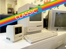 MACINTOSH MINI CUTE 5, 3D PRINTED PARTS FOR 40% SCALE MAC FOR RASPBERRY PI