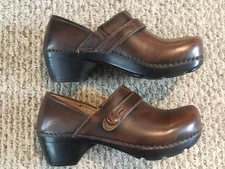 Barely Worn Dansko Professional Clog Women’s Size 37 Brown Leather Shoes Comfort