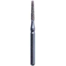 Defend FG #855.014 Medium Round End Taper Diamond Bur, 5/Pk