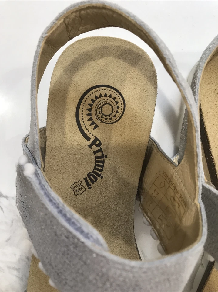 Sandalias Primigi Talla US 8 / 8.5 EU 39 Plateadas Nuevas Foto 3 de 4