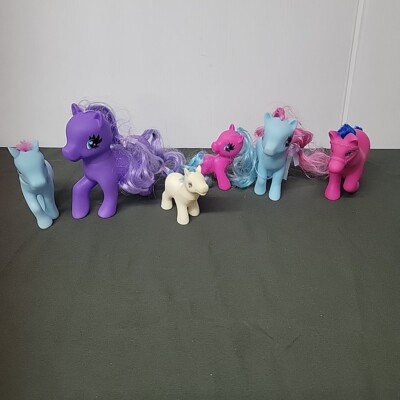 6 MY LITTLE PONY FIGURES Different Sizes 