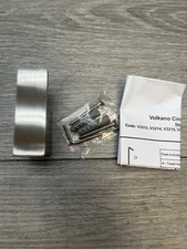 Ico Bath V3214 Volkano Cinder Towel Hook, Brushed Nickel