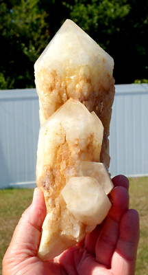 Big Natural CANDLE QUARTZ Crystal Cluster aka Pineapple Points For Sale