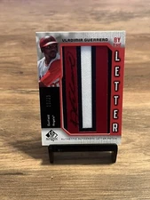 2006 SP Authentic By The Letter BL-VG Vladimir Guerrero AUTO /25 “O”