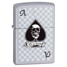 Zippo Lighter - Ace with Skull - 852213