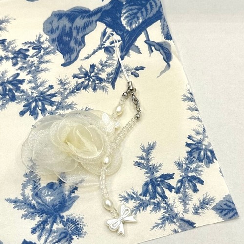 Attractive Camellia Phone Tassels Charm Multipurpose Phone Lanyard for Daily Use - Zdjęcie 4 z 8