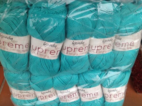 KING COLE COTTON SMOOTH Luxury Mercerised Double Knitting Cotton 500g SUN LEMON - Bild 18 von 22