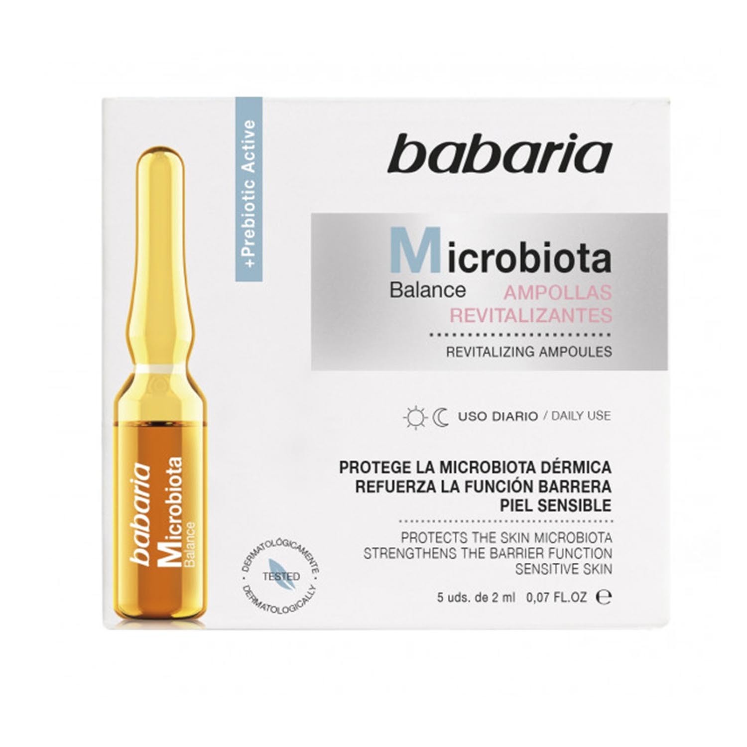 BabariaBabaria Microbiota Balance Tratamiento Ampollas Revitalizantes Piel Sensi