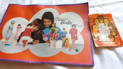 MATTEL 2x 60er Jahre Katalog Heft - The World of Barbie Fashions / Die Wunderba