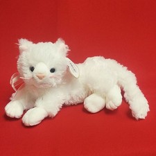 Ty Beanie Babies Bianca The Cat Plush 2004 Pink Bow Stuffed Animal