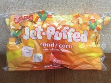 Rare New Sealed Jet-puffed Candy Corn Marshmallows 8oz Bag Bb 3/15/26
