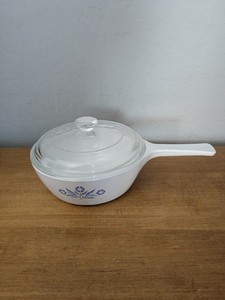 Vintage Corning Ware (Blue Cornflower) Sauce Pan w/Lid