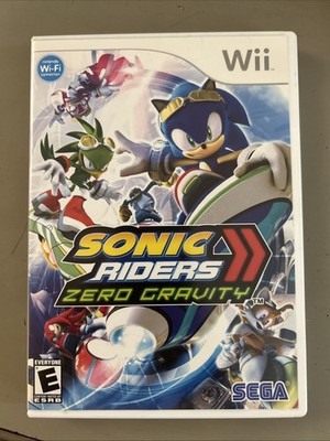 SEGA Sonic Riders Zero Gravity Nintendo Wii Multiplayer Racing Sonic Series