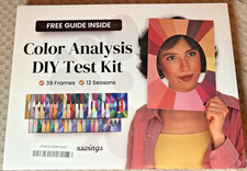 Chromawings DIY Color Analysis Kit 36 Face Frame Drapes for Seasonal Color Type