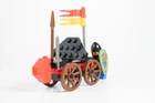LEGO Vintage Castle Black Knight's Battering Ram 1971 Complete NO INSTRUCTIONS
