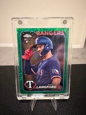 2024 Topps Chrome Update - Wyatt Langford #USC35 (RC) Image Variation Green /99