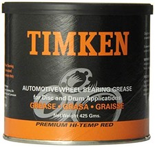 Timken GR224TUB Red High Temp Wheel Bearing Grease 15 oz Tub