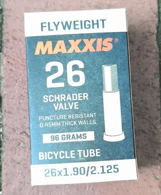 Maxxis Flyweight MTB Fahrradschlauch 26 x 1.90 / 2.125 extra leicht 95g neu