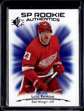 2021-22 SP Hockey Lucas Raymond Rookie (Blue) #132 Detroit Red Wings