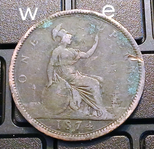 1874 Victoria Penny — photo from the most recent tracked eBay sale