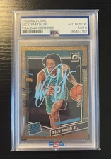 2023-24 Optic Rated Rookie Nick Smith Jr. #224 Copper Glitter /99 Auto PSA DNA