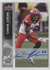 2022 Upper Deck CFL Auto Kamar Jorden #133 Auto 12g7