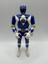 1993 Bandai Mighty Morphin Power Rangers Flip Head Blue Ranger Action Figure