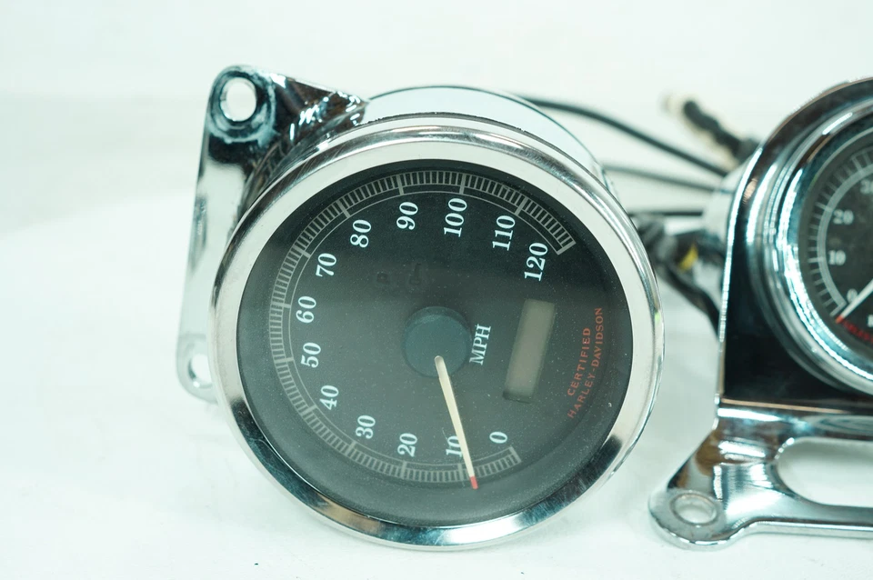 2003 Harley Sportster XL1200 OEM Speedo Tacho Speedometer Tachometer Gauges 19K - Image 2 of 4