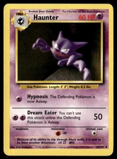Haunter Uncommon Normal Base Set 029/102 NM Pokémon TCG