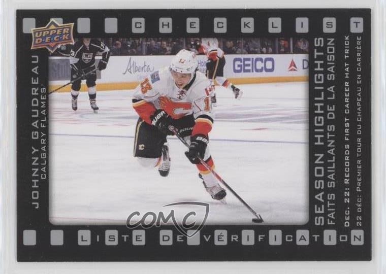2015 Tim Hortons Collector's Series Season Highlights Johnny Gaudreau #SH-1 0ve3