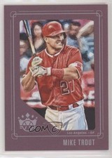2019 Panini Diamond Kings 2003 DK Retro Plum Framed Mike Trout #DK03-MT sd0