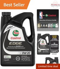 Motor Oil Synthetic 0W-20 5 Quarts High Stress Performance Protects Engines 31.18 per gallon