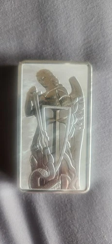 10 oz Archangel .999 Silver Bar - Scottsdale Mint Silver Bullion Bar #A535