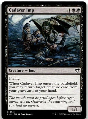 Cadaver Imp 141 Common Commander Masters Lightly Played