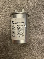 CBB Capacitor 8uF 450V - motor compressor air-con etc 40/85/21