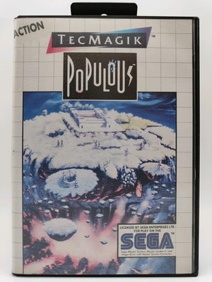 ARCADE SEGA Master System Virgin GAME TM Action Populous tekmagic