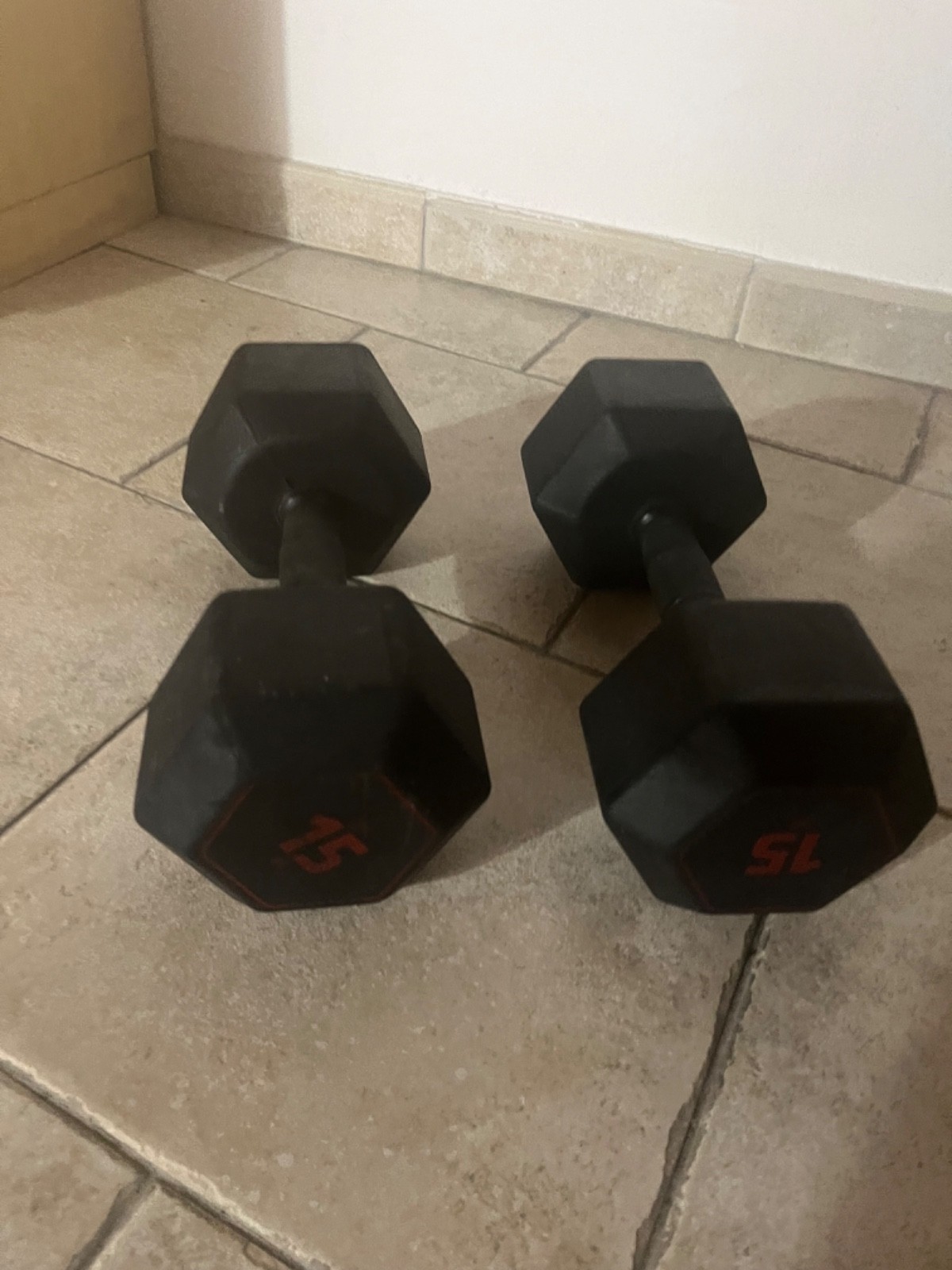 Manubri usati per palestra