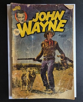 John Wayne Adventure COMICS #27  1954 - Toby Press  - G-  - SCARCE