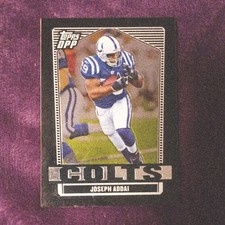 Topps 2007 Draft Picks & Prospects DPP Joseph Addai #52 Colts NFL Football Card