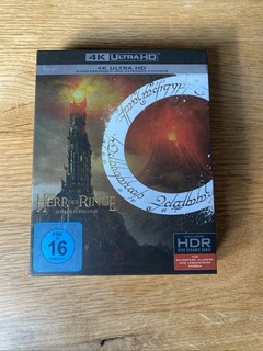 DER HERR DER RINGE KINOFASSUNG UND EXTENDED EDITIONS 4K Blu ray TOP Zustand