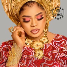 Necklace For Women Fashion New Cuban Chain Necklace Gold Flower Pendant Luxury