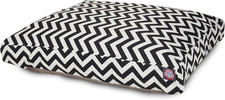 Chevron Rectangle Dog Bed Washable   Non Slip Comfy Pet Bed   Crate Bed with Rem