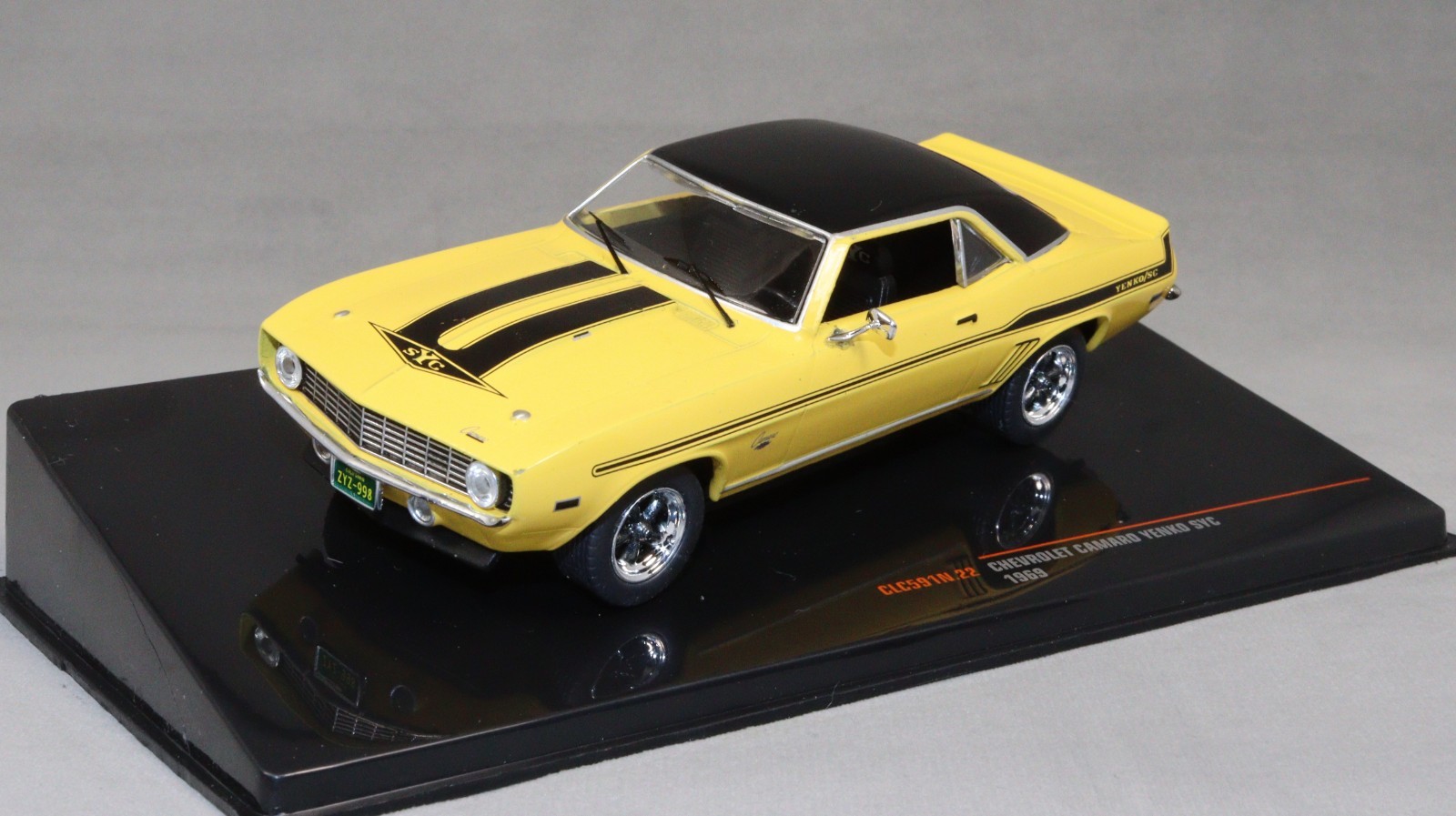 IXO Chevrolet Camaro Yenko SYC in Yellow 1969 CLC591N 1/43 NEW