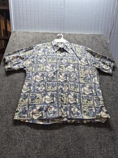 Pierre Cardin Abstract Print Short-Sleeve Hawaiian Shirt