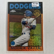 Mookie Betts Gold Refractor Numbered 16/25 2021 Topps 1986 Topps Chrome #86TC-13
