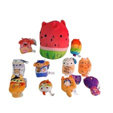 11 Cats Vs Pickles Dogs/ Squirrels/Cows 10, 5, 4, Inch Bean Bags Plush Toy Lot
